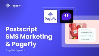 How to use Postscript SMS Marketing on Shopify  PageFly Tutorial [upl. by Averill]