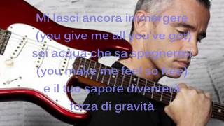 FINO ALLESTASI Eros Ramazzotti con Nicole Scherzinger  lyrics [upl. by Gregory853]