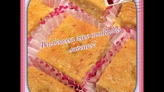 recette gâteau semoule quotBasboussa aux multiples saveursquot [upl. by Ramal189]