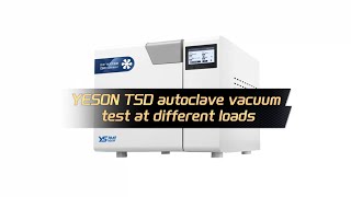 YESON TSD autoclave vacuum test at different loads [upl. by Salamone244]