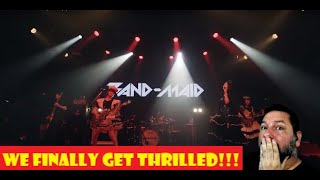 REACTION to BANDMAID  Thrill スリル LIVE [upl. by Eivla]