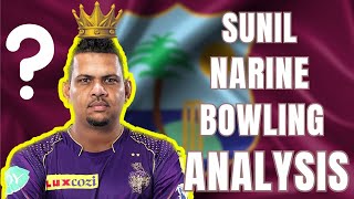 Sunil Narine Bowling Analysis Indepth [upl. by Ardnos]