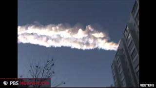 Meteor Blows Out Windows and Injures Hundreds in Siberia [upl. by Enrak101]