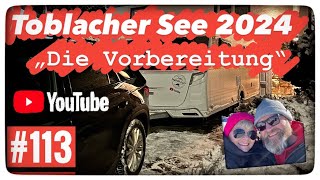 Toblacher See 2024 Wintercamping😉Wir starten mit den Vorbereitungen [upl. by Nnaillek961]