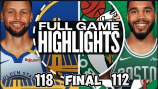 GOLDEN STATE WARRIORS VS BOSTON CELTICS FULLGAME HIGHLIGHTS 🏀 OCT 6 202425 NBA SEASON [upl. by Ahsirpac]