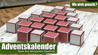 Adventskalenderbaum 20  Sperrholzplatte mit Tapete beziehen  Advent amp Weihnachten  DIY [upl. by Misaq356]