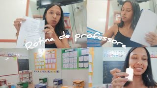 Vlog  Rotina de professora [upl. by Swithbert]