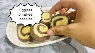 Cookies recipe eggless pinwheel cookies 🍪 [upl. by Anehs]