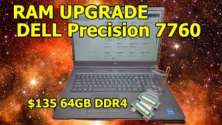 How to upgrade Memory in Dell Precision 7760 [upl. by Harvison]