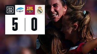 FC Barcelona vs Real Madrid CF 50  Resumen y goles  Highlights Liga F [upl. by Warrenne134]