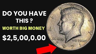 MOST VALUABLE AND ULTRA RARE 1971 USA HALF DOLLAR COIN WORTH BIG MONEY [upl. by Ecidnac790]