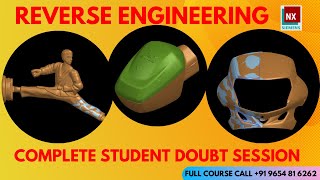 HINDI  100 HelmetVisorHuman CAD  Reverse Engineering NX Course WhatsApp  Call 91 9654 81 6262 [upl. by Elay]