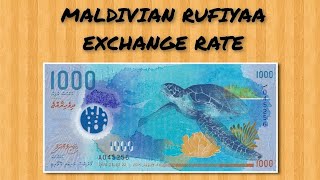 Maldivian Rufiyaa MVR Exchange Rate Today [upl. by Gnilrits301]