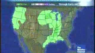 TWC Satellite Local Forecast  October 15 2007  1129PM [upl. by Eda258]