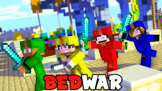 Playing Bedwar In Minecraft [upl. by Divadnahtanoj253]