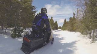 Buchans Snowmobile  To the Notch via Clementine Road [upl. by Dorrehs]