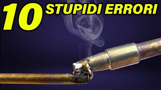 10 errori STUPIDI da EVITARE nella saldatura a stagno  ITA [upl. by Idissak]