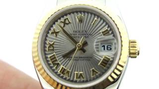 Rolex Sunbeam Dial Datejust for ladies model 179173 [upl. by Britton]