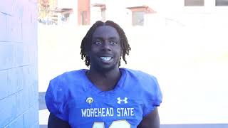 Morehead State junior linebacker Dillon Schobourgh [upl. by Capps]