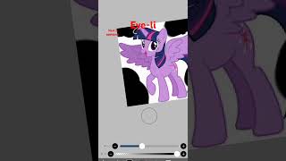 twilight sparkle eyeli mlp infection au infection mlp mlphorror mlpinfection twilightsparkle [upl. by Brubaker]