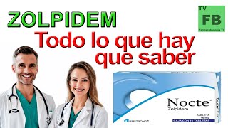 ZOLPIDEM Para qué Sirve Cómo se toma y todo lo que hay que saber ¡Medicamento Seguro👨‍🔬💊 [upl. by Debbie638]