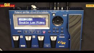 Roland  GR55 Guitar Synthesizer with GK3 Pickup Demo at GAK [upl. by Devon]