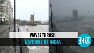 Cyclone Tauktae Gateway of India in Mumbai thrashed by strong waves [upl. by Iztim]