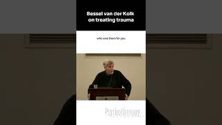 besselvanderkolk psychotherapy trauma traumainformed traumahealing [upl. by Nohsid]