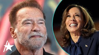 Arnold Schwarzenegger Endorses Kamala Harris In SEARING Message [upl. by Codding]