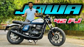 All New 2024 Jawa 42 FJ Walkaround with price and changes [upl. by Goddord]