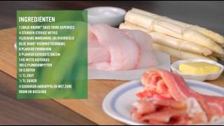 Knorr Recept Gegrilde witvis met Parmaham bacon en asperges [upl. by Lamahj]