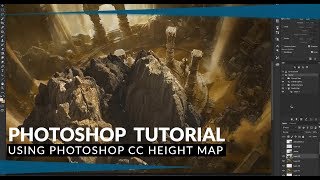 Tutorial Using Photoshop CC Height Map by KyuSeok Choi [upl. by Marco]