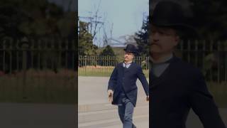 Theodore Roosevelt in 1897  Restored Footage [upl. by Legna]