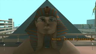 Gta San Andreas Interesting Place  The Camels Toe Hotel Suit  Small Hotel Suit In The Pyramid [upl. by Martreb]