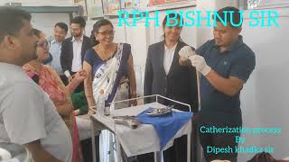 MALE CATHERIZATION PROCESS IN DUMMY REAL PRACTICE BY DIPESH KHADKA SIR [upl. by Pauly88]