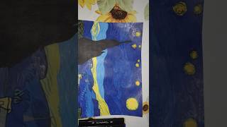 Noite Estrelada Van Gogh art draw like [upl. by Ras]