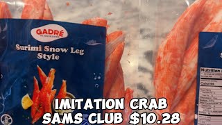 Surimi Snow Leg Style Immitation Crab Sam’s Club Maple Grove [upl. by Akinej448]