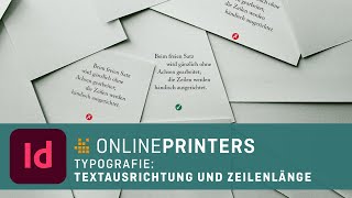 Typografie Textausrichtung und Zeilenlänge [upl. by Carothers]