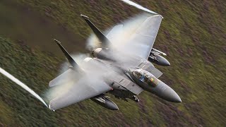 F15s Surge Through the Mach Loop in Spectacular Formations 4K [upl. by Ned]