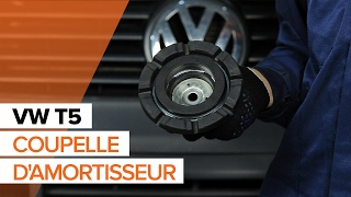 Comment remplacer coupelle damortisseur sur VW T5 TRANSPORTER TUTORIEL AUTODOC [upl. by Epolulot]