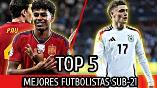 TOP 5 mejores futbolistas SUB21 del mundo [upl. by Pitchford]