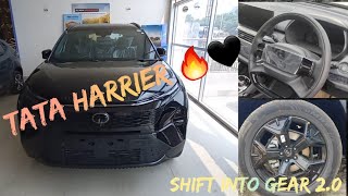 2024 ALL NEW TATA HARRIER DARK looks premium 🖤🔥 [upl. by Alrahs]