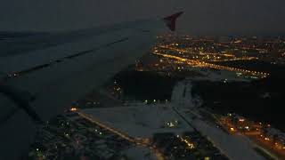 Night winter landing in Moscow [upl. by Audun41]