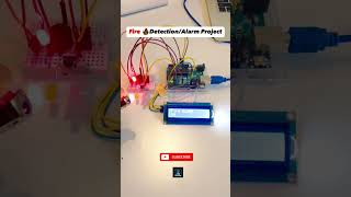 Fire Detection System Arduino project arduinounoprojects arduino [upl. by Karissa797]