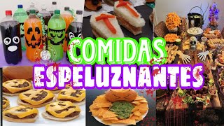 💡COMIDAS PARA HALLOWEEN👹comidas ideasdecontenido diademuertos [upl. by Pren651]