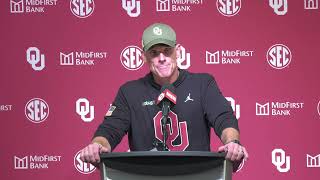 Brent Venables Postgame Press Conference  Oklahoma 59 Maine 14 [upl. by Hoban]