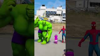 GTA V Random she hulk vs baby superhero battle 😱😱 Part 133 ytshorts gta youtubeshorts [upl. by Yarw]