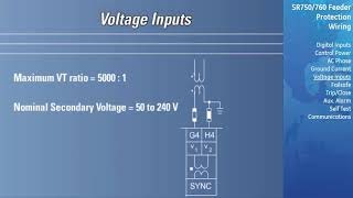 Feeder Protection Relay wiring CT VT Digital inputs Trip Circuit LEDs programing GE 750760 [upl. by Iralam349]