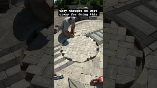 Epic Patio Design amp Build landscaping hardscaping hardscapetraining [upl. by Enhpad]