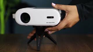 EGate i9 Pro with Keystone Bluetooth amp Tripod Led Projector  Unboxing Vedio [upl. by Adyaj]